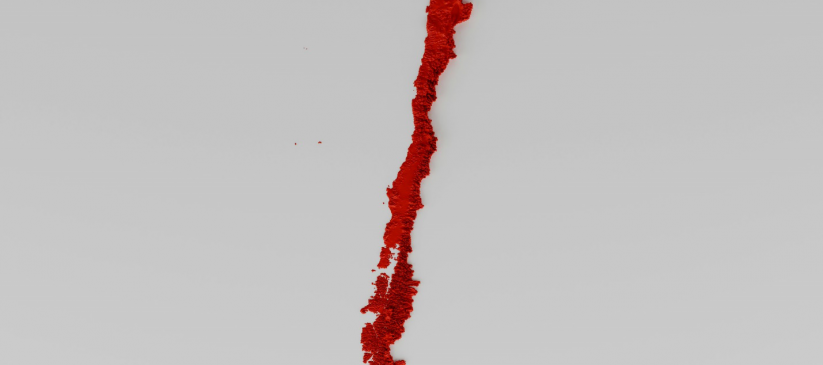 An image of a red sauce on a white cloth