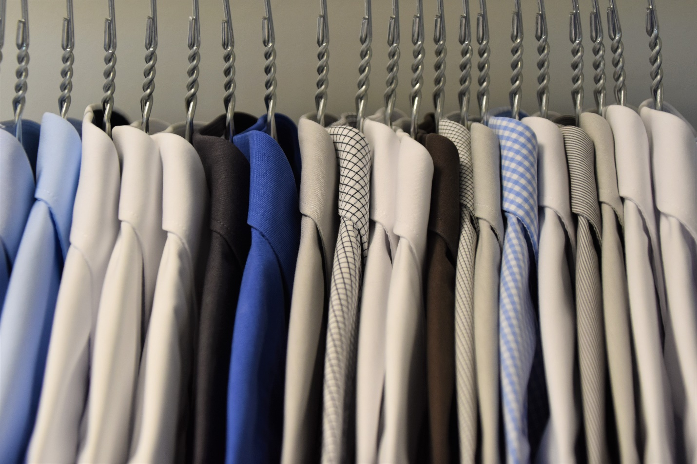 Dry-cleaned and ironed shirts.