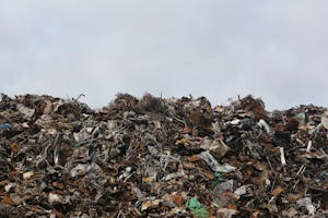 A picture of a landfill